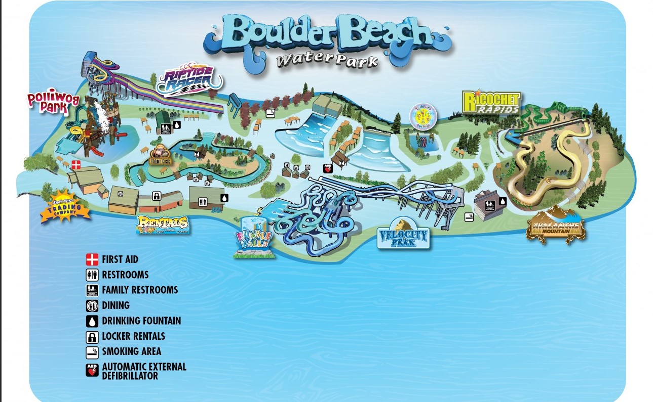 Silverwood Theme Park Map
